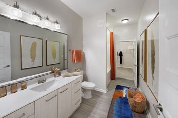 City view vinings apartments spacious model bathroom